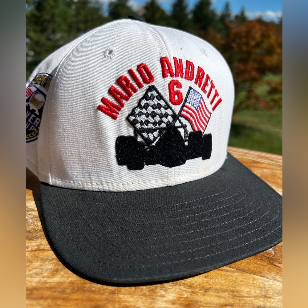 Vintage Mario Andretti Championship Group  Snapback Hat